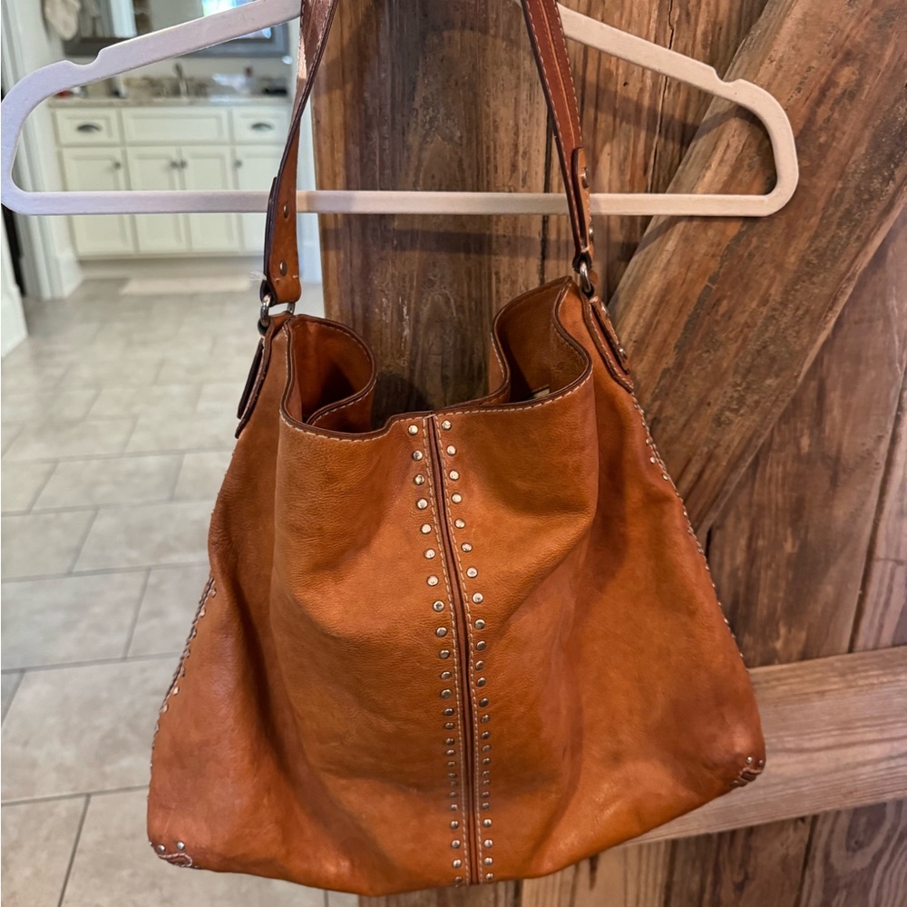 Vintage Michael Kors large leather handbag